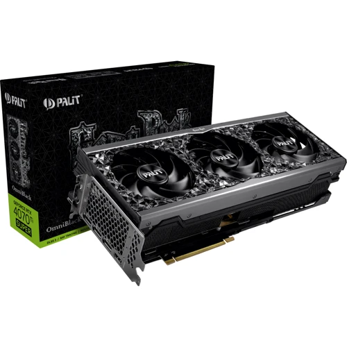 Видеокарта Palit GeForce RTX 4070 Ti SUPER GameRock OmniBlack (NED47TS019T2-1020Q): Исполнение Трехслотовое