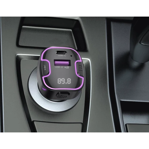 FM-трансмітер XO BCC12 Intelligent Bluetooth MP3+5V3.1A Car Charged (BCC12) фото 5