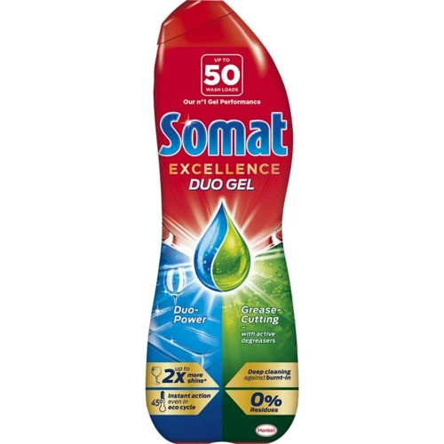 Гель Somat Excellence для мытья посуды в посудомоечной машине 900 мл