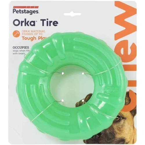 Игрушка для собак Petstages Орка колесо зеленое (pt67721): Производитель Petstages