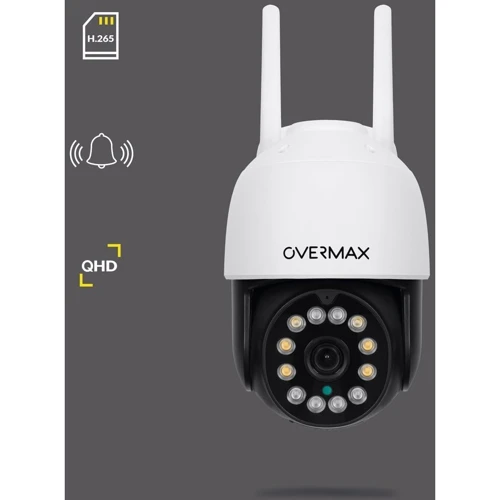 IP-камера видеонаблюдения Overmax Camspot 4.95 2.5K WiFi 4x ZOOM: Тип корпуса купольная