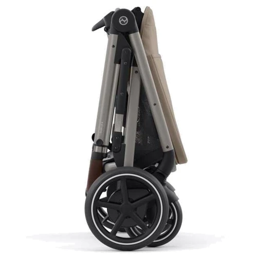 Прогулянкова коляска Cybex eGazelle S TPE Almond Beige з електродвигуном та функцією заколисування (524000547) фото 12