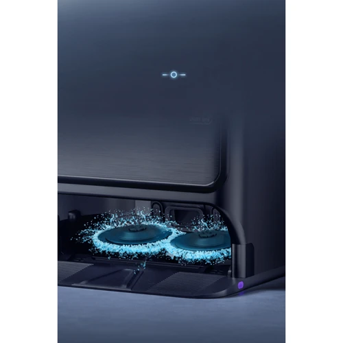 Робот уборщик Midea V12: Дополнительно С лидаром (лазерная навигация), Искусственнный интеллект, Говорящие, Обнаружение препятствий, Построение карты передвижения, Камера навигации, Две щетки, Адаптация под тип поверхности