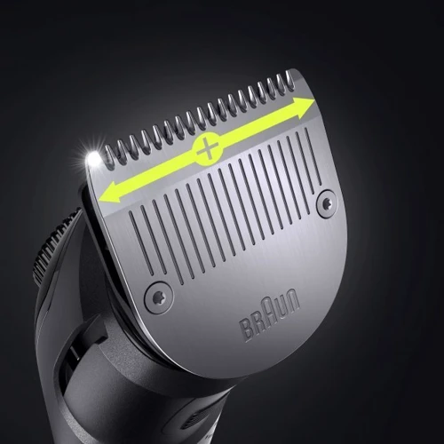 Машинка для стрижки (триммер) Braun BeardTrimmer BT7340: Зона применения Для тела, Для бороды, Для лица, Для окантовки