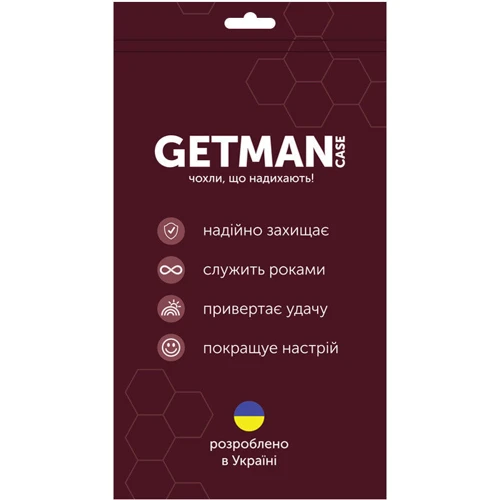 Чехол для iPhone TPU Case GETMAN Ease logo Transparent for iPhone 16 Pro фото 7