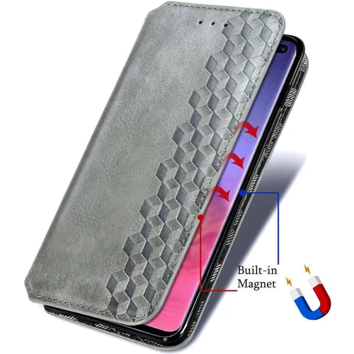 Аксессуар для смартфона Mobile Case Getman Cubic Grey for Oppo A73: Материал искусcтвенная кожа и термополиуретан