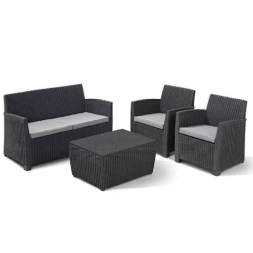 Allibert Mia with cushion box Графит