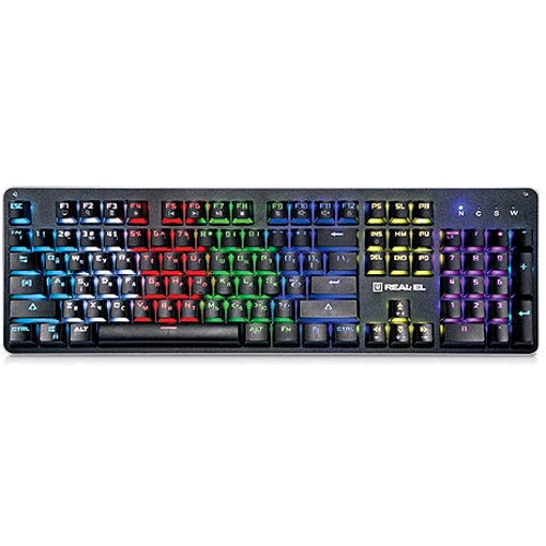 Клавіатура REAL-EL M47 RGB Black фото 6