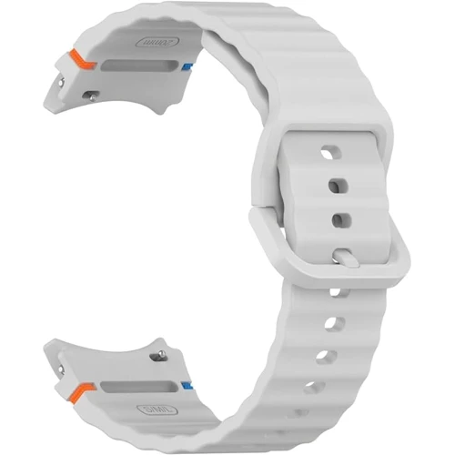 BeCover Strap Ribbed Tape Lite Gray для Samsung Galaxy Watch (20mm) 4 40mm-44mm/5 40-44mm/6 40-44mm/7 40-44mm (712045) фото 7