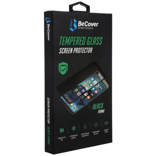 Аксессуар для смартфона BeCover Tempered Glass Black for ZTE Blade A52 (708755)