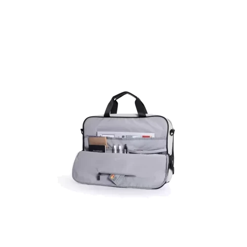 Сумка для ноутбука Bagsmart 15.6 "Grey (BM0302001A008): Матеріал поліестер