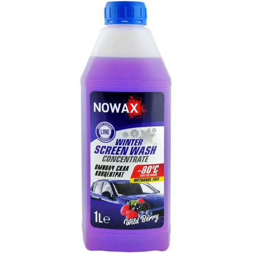 Зимний омыватель стекла NOWAX концентрат Wildberry -80 , 1L (NX01172): undefined undefined