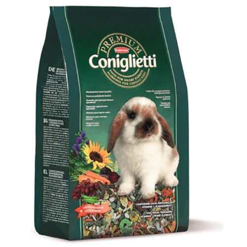 Комплексний корм Padovan Premium Coniglietti для декоративних кроликів на всіх стадіях життя 2 кг (PP00100)
