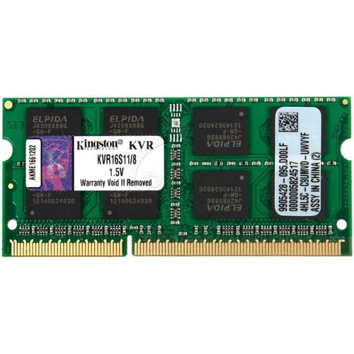 Kingston 8 GB SODIMM DDR3 1600 MHz MB PC3-12800 (KVR16S11/8WP)