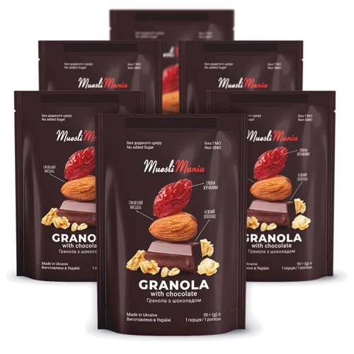 Гранола Muesli Mania с шоколадом 6х50 г (4820220140210)