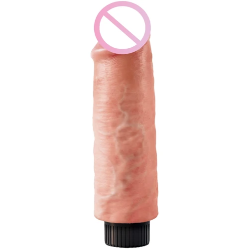Вибратор Pipedream Vibrating King Cock 6", 15.4x4.8 см, телесный