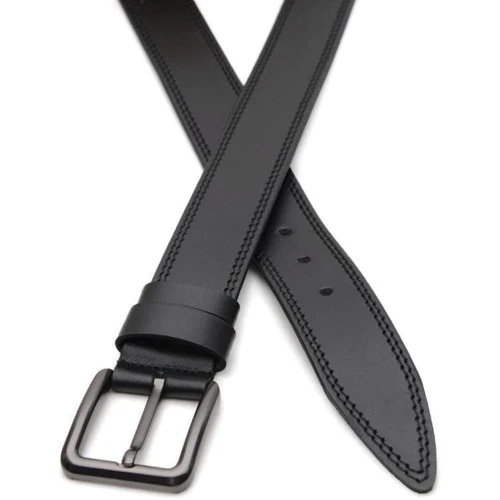 Мужской ремень Borsa Leather черный (V1GX03-black): Пол Мужской