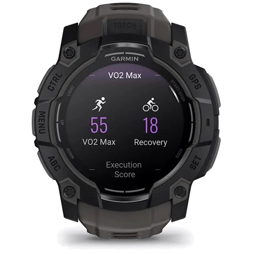 Смарт-часы Garmin Instinct 3 AMOLED 50mm Black with Charcoal Band (010-03020-00) фото 13