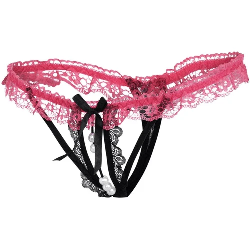 Эротические трусики NDS 9001-2 Pink/Вlack M/L (23786)