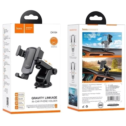 Держатель Hoco Car Holder CA104 Black фото 9