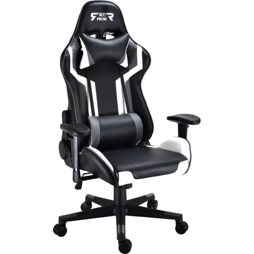 Кресло GT Racer X-2530 Black/Gray/White