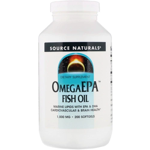 Source Naturals OmegaEPA Fish Oil 1,000 mg 200 Softgels Риб'ячий жир