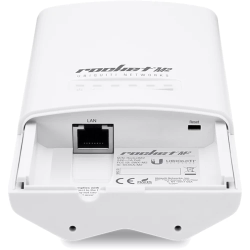 Точка доступу Wi-Fi Ubiquiti AirMax Rocket M2: Максимальна швидкість 300 Мбит/с