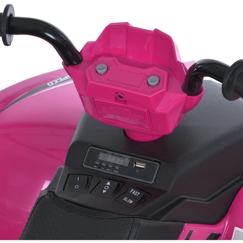 Детский электромобиль Bambi Квадроцикл розовый (M 6060EL-8(24V))