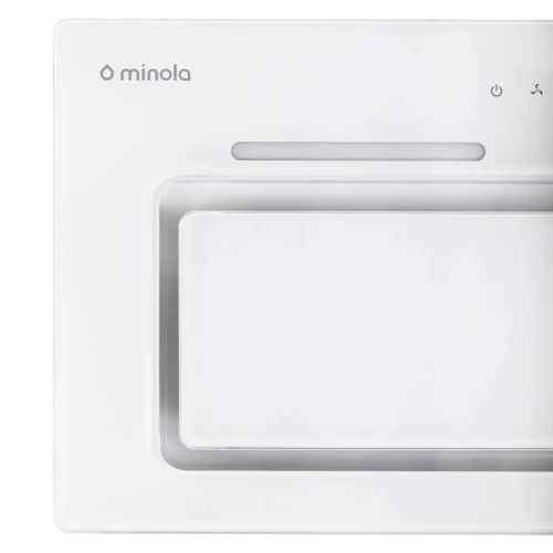 Вытяжка Minola HBI 6673 WH GLASS 1000 LED Line фото 8