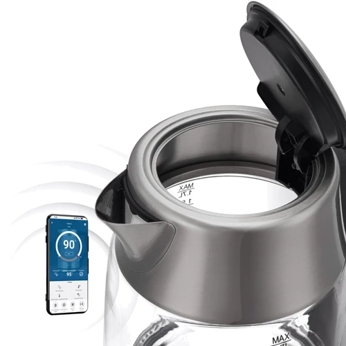 Електрочайник Polaris PWK 1775CGLD WIFI IQ Home: Колір прозрачный/нержавеющая сталь