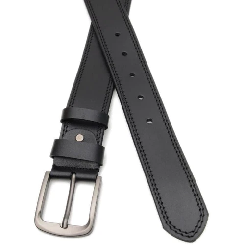 Мужской ремень Borsa Leather черный (V1125GX23-black): Пол Мужской