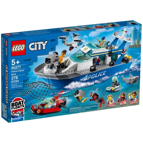 LEGO City Поліцейська патрульна човен (60277)