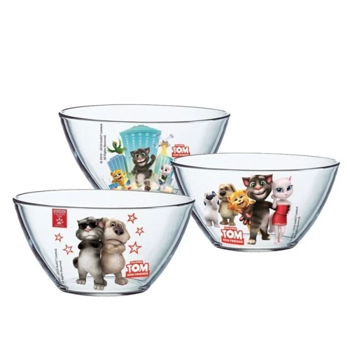 Тарелка-салатник Галерея стекла и фарфора Talking Tom and Friends 400 мл 130 мм (85004073): Тип Тарелка