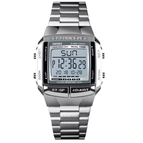 Наручные часы Skmei Illuminator Silver 1381: Тип Мужские