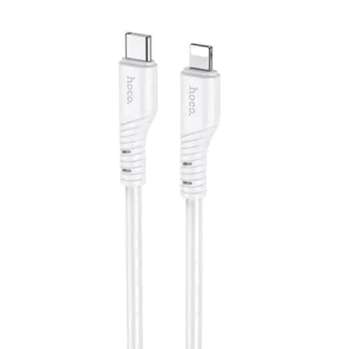 Кабель Hoco Cable USB-C to Lightning X97 Crystal 3A 1m White