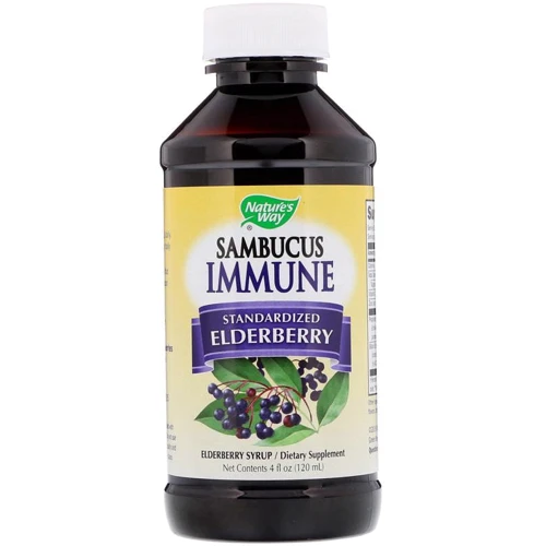 Nature's Way Sambucus Immune Elderberry Standardized 4 fl oz (120 ml) Черная бузина
