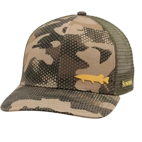 Чоловіча бейсболка Simms Payoff Trucker (Pike) Hex Flo зелена (13003-915-00)