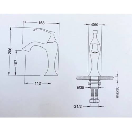 Змішувач для раковини Kraus Ventus KEF-15001CH
