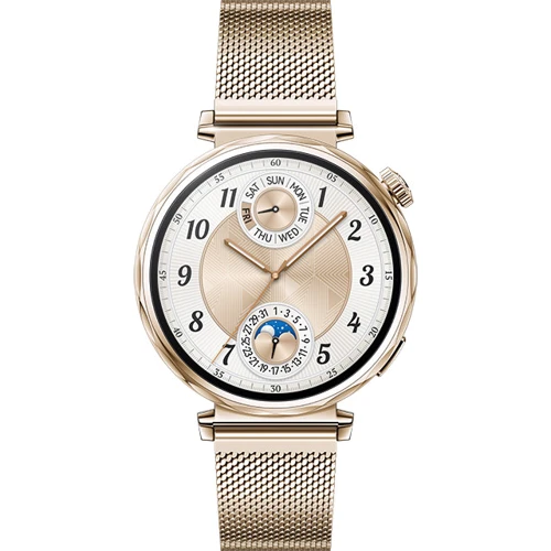 Смарт-годинник Huawei Watch GT 5 41mm Gold: Дисплей 1.32" AMOLED (466x466) / 352 ppi