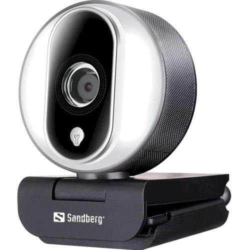 Sandberg Streamer Webcam Pro Full HD Autofocus Ring Light (134-12)