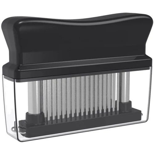 Тендерайзер для мяса Kamille 12 см черный (KM-10088): Материал нержавеющая сталь + пластик