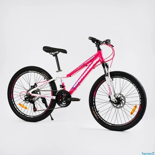Спортивний велосипед Corso Gravity Shimano розовый (GR-24088)