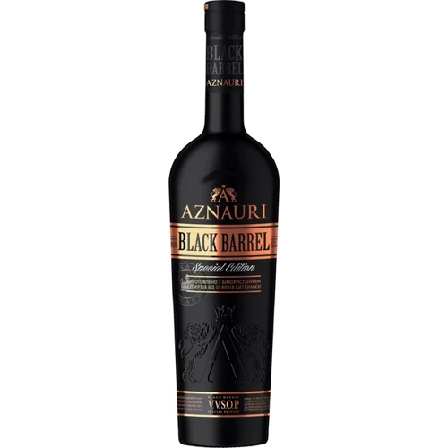 Бренди Aznauri Black Barrel 5 лет выдержки 40% 0.7 л (PLK4820189293033)