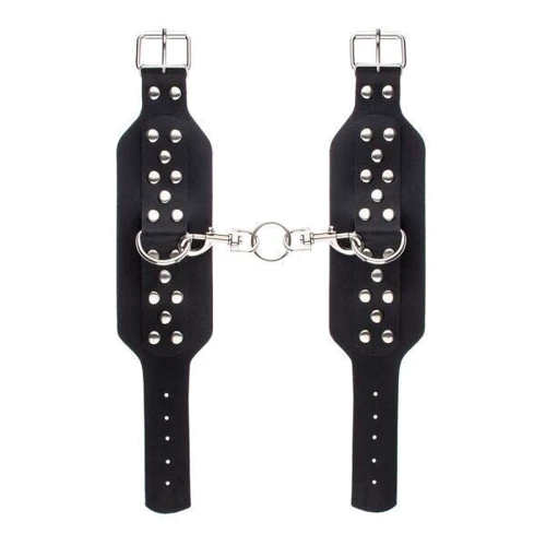 Оковы Leather Leg Cuffs, black