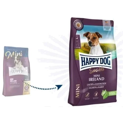 Сухой корм Happy Dog Mini Irland питательный лосось с кроликом для собак маленьких пород 800 г (61223): Тип Сухой корм