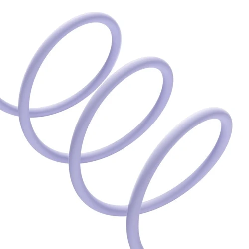 Кабель Baseus Cable USB-C to Lightning Pudding Series Fast Charging Cable 20W 1.2m Purple (P10355701511-00) фото 5