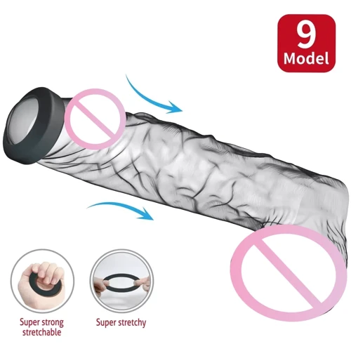 Кільце ерекційне LYBAILE Crazy Bull №9 - Brodan super soft silicone (BI-210351)