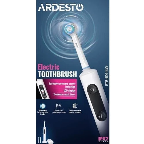 Зубная щетка Ardesto ETB-ID114W: Тип Зубная щетка