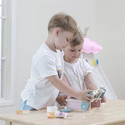 Детская плита Viga Toys PolarB с посудой и грилем, складная (44032) фото 8