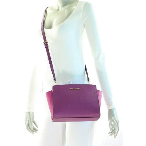 Жіноча сумка крос боді Michael Kors фіолетова (MK0484W): Стать Женский